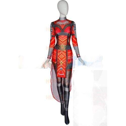 Newest Woman Halloween Costume High Quality 3D Print Spandex Zentai Bodysuit Cosplay Costume Free shipping