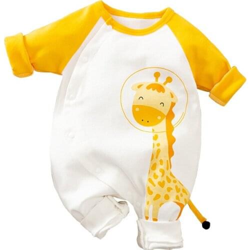 Newborn Baby Boy Clothes Fall Infant Onesie Cartoon Romper Jumpsuit Toddler Outfits Newborn Babies Girl Fall Clothing Costume