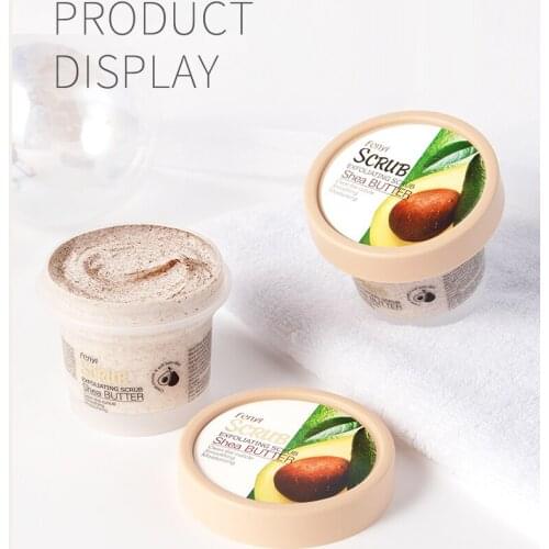 Shea Butter Exfoliating Peeling Gel Facial Scrub Moisturizing Whitening Nourishing Repair Scrub Face Cream Skin Care Products