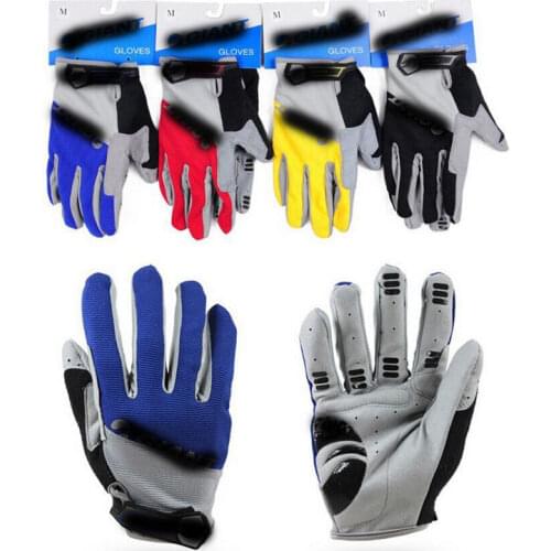 Bike Cycling Full Finger Gloves Men Women GEL Anti-Slip Mountain Road Bicycle Riding MTB Sports Breathable Shockproof Mittens