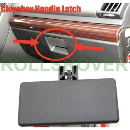 ROLLSROVER Car Interior Glove Box Lid Release Handle Latch For Freelander 2 LR2 OEM LR007072 Black