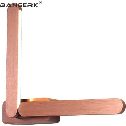 Nordic Design Modern Sconce Wall Light Aluminium Rotating LED Wall Lamp Loft Bathroom Bedside Home Decor Lighting Fixtures