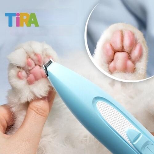 Dog Cat Foot Hair Trimmer Pet Grooming Tool Electrical Hair Clipper Rechargeable USB Shaving Trimming Shaver Pet Foot Hair