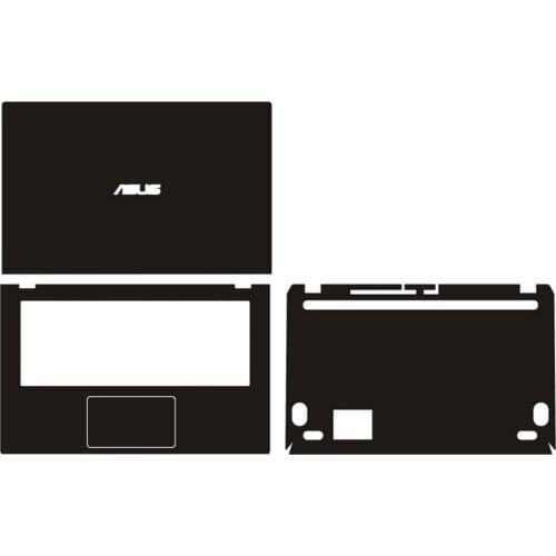 Laptop Carbon Fiber Vinyl Skin Sticker Cover For ASUS VivoBook 14" X420UA X420FA