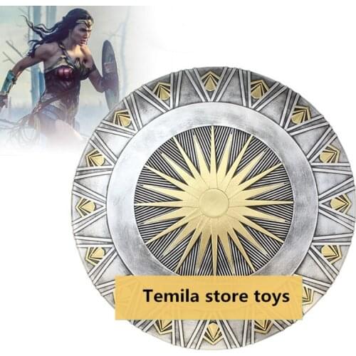 [Funny] 1:1 Scale 60cm simulation Super hero Wonder Women Shield resin weapons model adult children cosplay toy collection gift