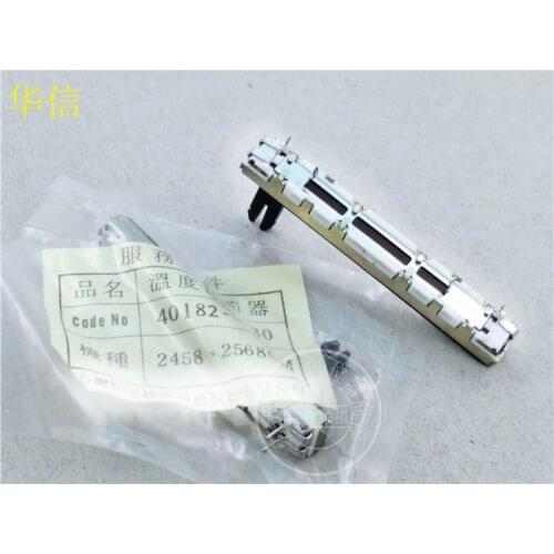 1pcs 60mm Single joint Slide Potentiometer B3.5K / Thermostat Straight Slide Potentiometer / Plastic Handle Length 15MM