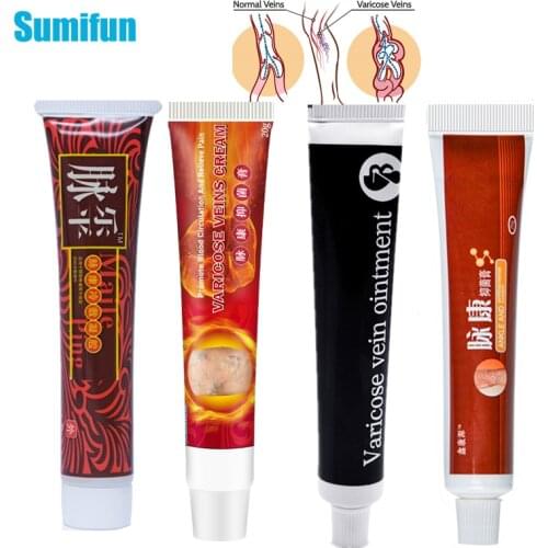 1pcs Varicose Veins Cream 4 Types Treatment Vasculitis Phlebitis Spider Ointment Varicosity Angiitis Removal Medical Plaster