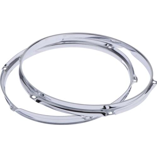 12in 6 Hole Snare Drum Die Cast Hoop Set for Drum Build or Restoration 1.2mm