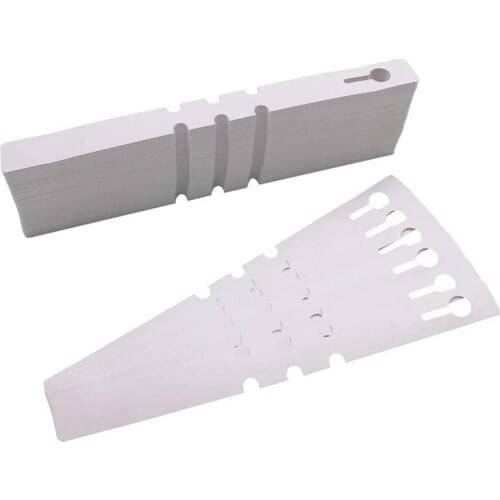 400 Pcs Plastic Plant Labels Wrap Around Tree Tags, Adjustable Nursery Garden Labels Plant Tags with Large Writing Surface, Whit