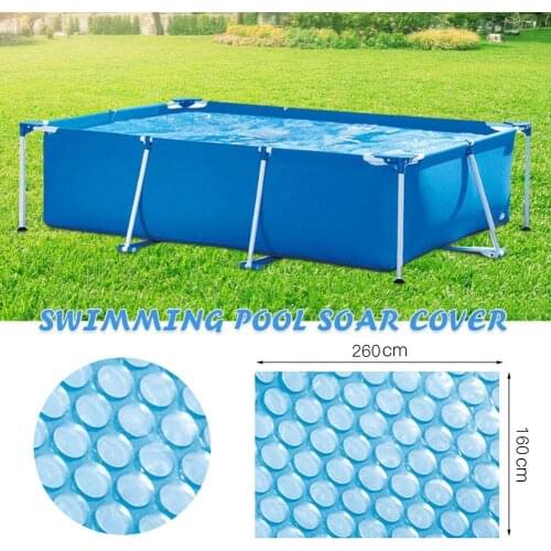 Swimming Pool Cover Sunblock UV Protection Pool Dust Cove Easy Set Cover Multi-size For Swimming Pool