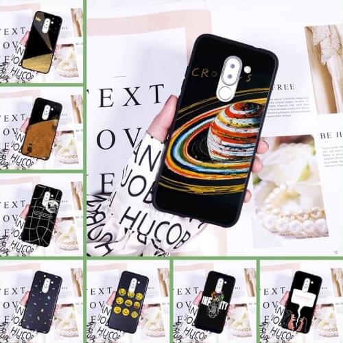 For Huawei Honor 4C 5C 6C 6A Pro Phone Case Silicone Soft Space Star Black Cool Quotes Back Cover For Huawei Honor 4X 5A 5X 6 6X