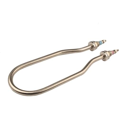 Isuotuo U Shape Electric Heating Tube for Insulation Barrels,304 Stainless Steel Water Heating Tube 2KW 220V Heating Element