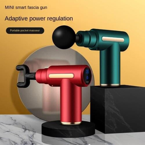 Fitness Massage Gun Home Massageador Neck Membrane Gun Whole Body Muscle Relaxation Body Relaxer Mini Fascia Gun Relieve Pain