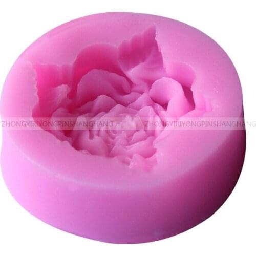 DIY Cake Mold Rose Pattern Inverting Sugar Silicone Mold
