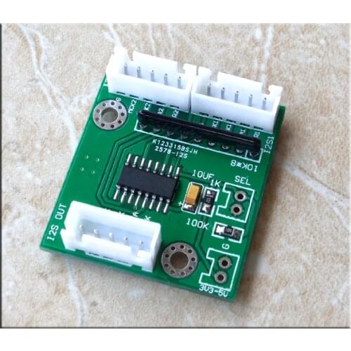Two-way audio I2S/IIS switching module! pick one of two! Can be used as a buffer