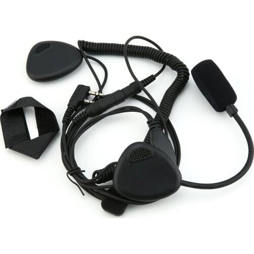 Upgrade Headset Finger PTT Motorcycle Helmet Headset MIC for KENWOOD TYT BAOFENG UV-5R RETEVIS H777 PUXING Walkie Talkie C2242A