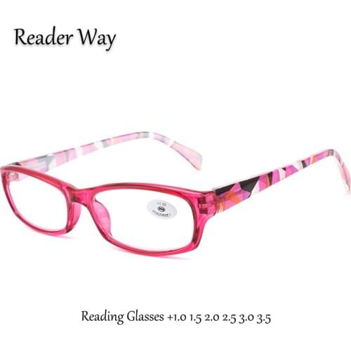 Fashion Reading Glasses for Men Women Rectangle Frame Light Color High Quality Presbyopic Eyeglasses +1.0 1.5 2.0 2.5 3.0 3.5