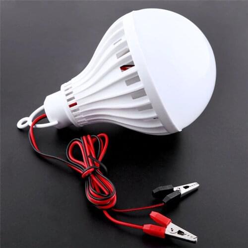 Portable LED Bulbs 12V 18W LED Lamp Home Camping Hunting Emergency Outdoor Tent Night Fishing Hanging Light