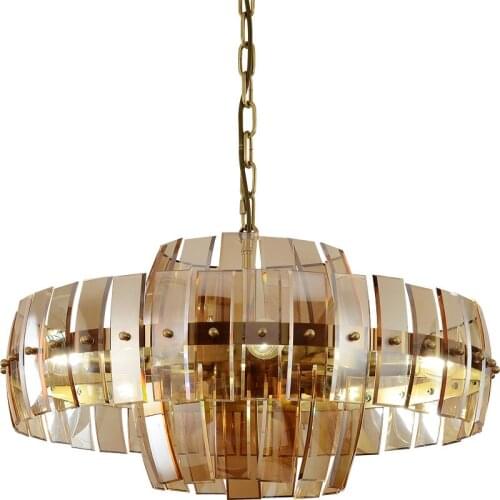 Postmodern Hong Kong-style luxury living room personality creative American simple dining room study bedroom chandelier