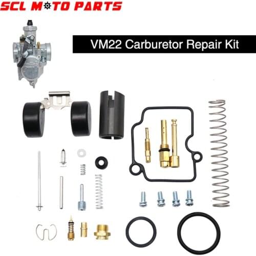 ALconstar-VM22 Carburetor Repair Kit For Mikuni VM22 Motorcycle Carburetor Repair Kit With Gasket Floats Jets