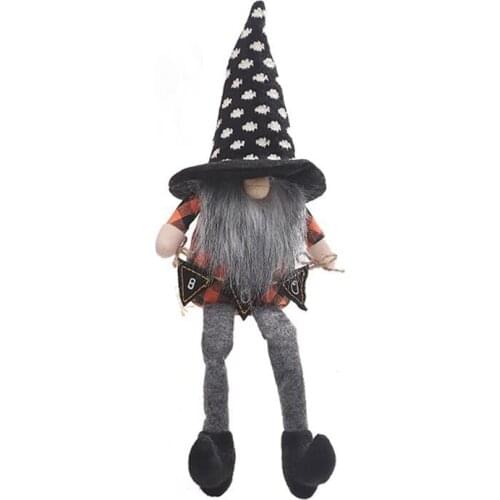 Halloween Home Party Home Decoration Table Decor Long Legs Faceless Gnome Doll Halloween Hanging Ornaments