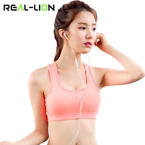 Women Push Up Padded Sports Bra Running Sport Bra Top Fitness Athletic Running Vest Yoga Tops Elastic Quick Dry Bra XL Grey