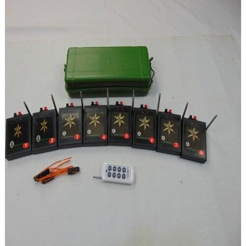 ZYAN01R-8 8 Cues Fireworks Remote Special Effects Electric Wire DMX Stage Light Machine Smart Switch Wireless Led Radio Fire