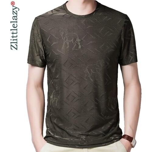 2021 Brand Casual Short Sleeve T Shirt Men Tshirt Summer Mens Clothing Goat T-shirt Streetwear Fashion Tee Shirts Tshirts 2421