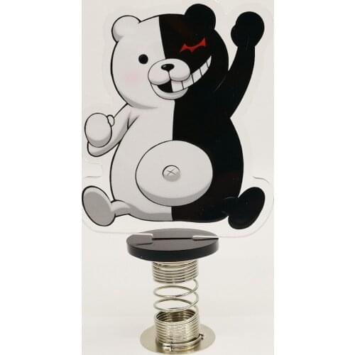 Anime Dangan Ronpa Super Danganronpa Car decorations Moving head spring dolls Car interior decorations toy gift