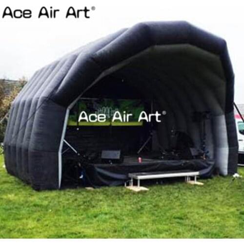 Cheap inflatable stage tent wigwam/tent Stage Cover Tents for concert or car shelter balloon for sale