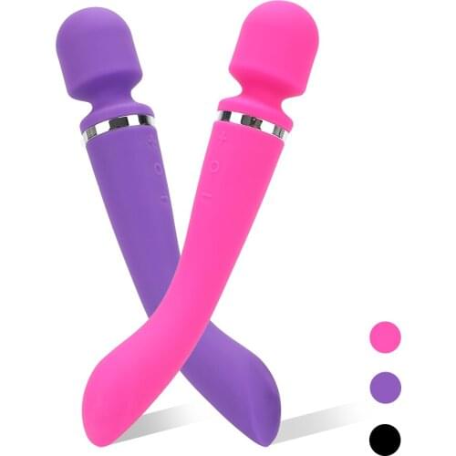 G-Spot Clitoral Stimulator Sex Toys for Women Adults 20 Speeds Dual Motors Powerful Magic Wand Dildo Vibrator Vaginal Massager