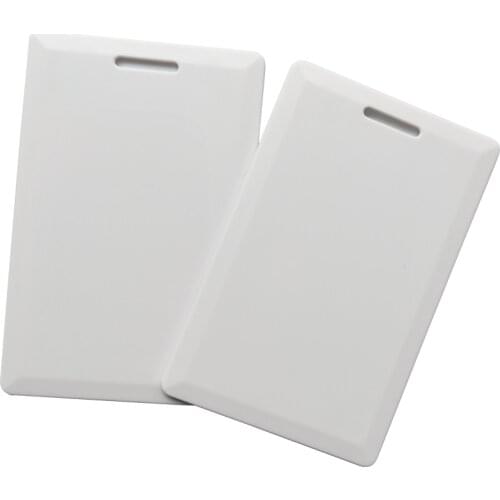 1.8mm ID Thick Card EM4305 T5577 Rewritable Writable Rewrite Proximity RFID Clamshell Card for Door Access Control System