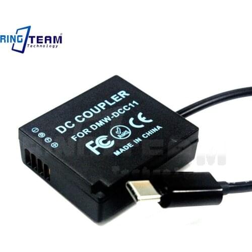 Type C Cable to DMW-BLG10 Dummy Battery DMW-DCC11 DC Coupler for DMCGF6 DMCGF5 DMC-GF3 GF3K GX7 S6 S6K GX80 GX85 Digital Camera