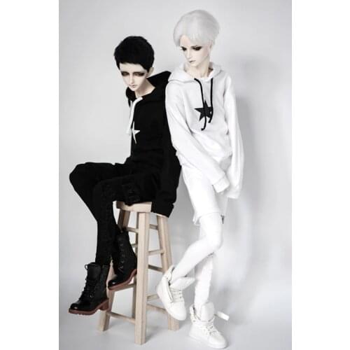 Printed Street sports suit For BJD 1/6 YOSD 1/4 MSD 1/3 SD17 Uncle Doll Clothes CMB61