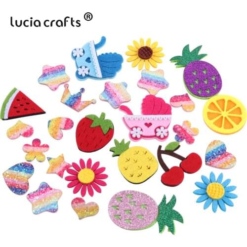Lucia crafts Random Patch Hand Sew-On Sewing Clothes Baby Carriage Motifs Garment Patchs DIY Accessory B0539