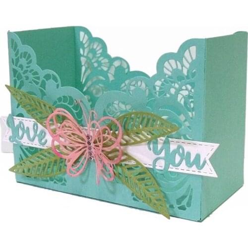 Hemere Lace Frame Stitches Metal Cutting Dies Stencil Creative Making Scrapbook Decor Photo Album Embossing Paper Cards Craft