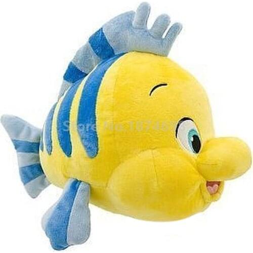 New Mermaid Flounder Fish Plush Toy Doll Large 50cm Cute Stuffed Animals Kids Toys Dolls for Children Christmas Gifts