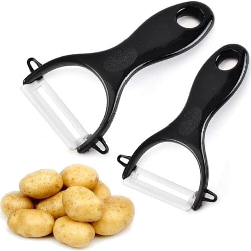 Vegetable Fruit Potato Peeler Cutter Household Ceramic Gadget Peeling Portable Home Kitchen Tools Accessories 13*7.5cm 1pcs