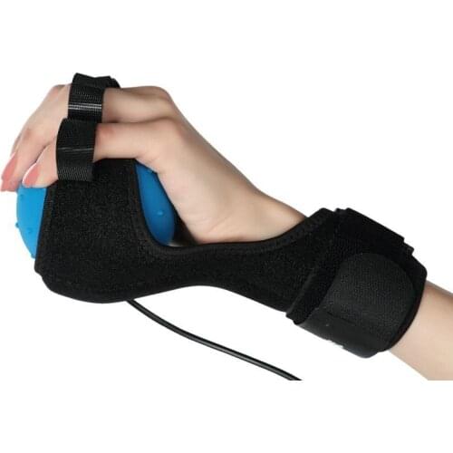 Finger Rehabilitation Equipment Training Electric Hot Massage Practice Ball Fingers Flexion Fingerboard Massager Hand Care Tool