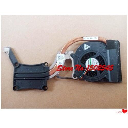 Free shipping genuine original laptop CPU heatsink fan for DELL Latitude E6420 radiator & fan cooling fan 0FVJ0D AT0FD007ZSL