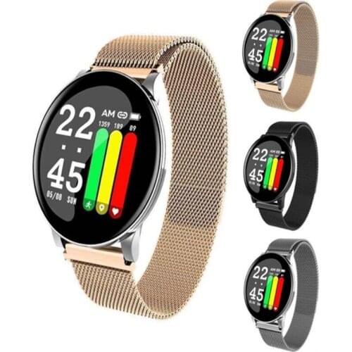 W8 Sports Smart Watch Men Women Waterproof Bracelet Round Bluetooth Male Smartwatch Man FitnessTracker WristBand