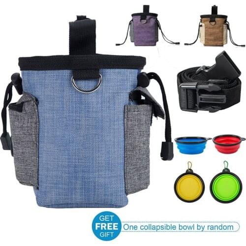 Pet Dog Training Bag for Outing Food Bag Portable Garbage Bag Snack Bag for Outing Dog Training Dog Pocket