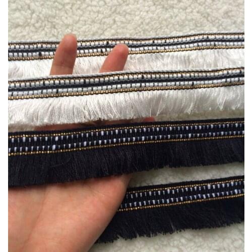 Knit Fringe Lace Trims Embroidered Tassels Lace Fabric For Decor Sewing Craft Macrame