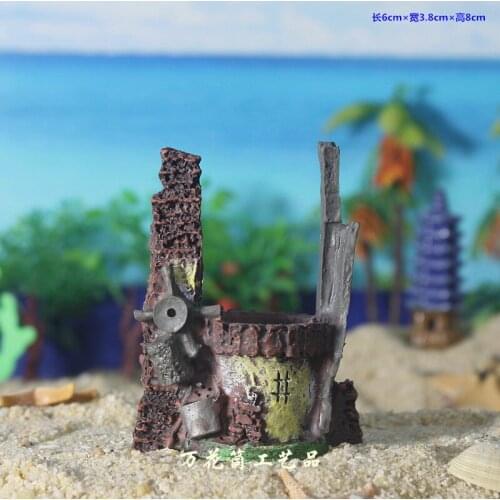 Vintage water well resin ornaments