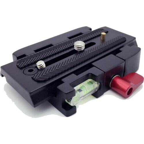 Aluminium Alloy Clamp Adapter+Quick Release Plate for Camera Tripod Monopod Manfrotto 501 500AH 701HDV 503HDV Q5