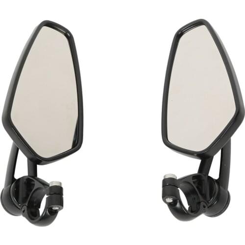 7/8" 22mm Universal Motorcycle Bike CNC Aluminum Handle Bar End Rear view Side Mirrors