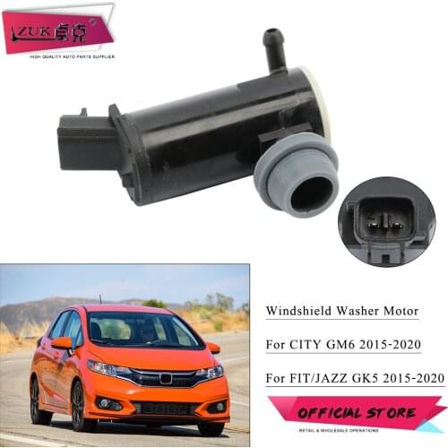 ZUK Auto Windscreen Cleaner Pump OEM:76806-T5H-H01 For HONDA CITY GM6 2015-2020 FIT JAZZ GK5 Windshield Washer Motor