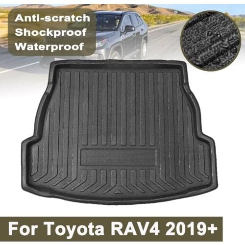 Car Accessories Mat Luggage Tray Car Rear Trunk Boot Liner Cargo Mud Protector Replacement For Toyota RAV4 2019+ Floor Carpet