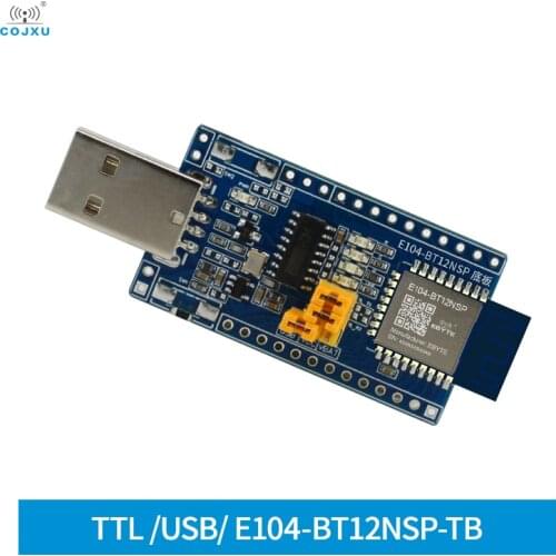 2.4GHz TLSR8253F512 Chip Blutooth Test Board Sig Mesh V1.0 Networking Module 10dBm SMD USB Smart Home System E104-BT12NSP-TB