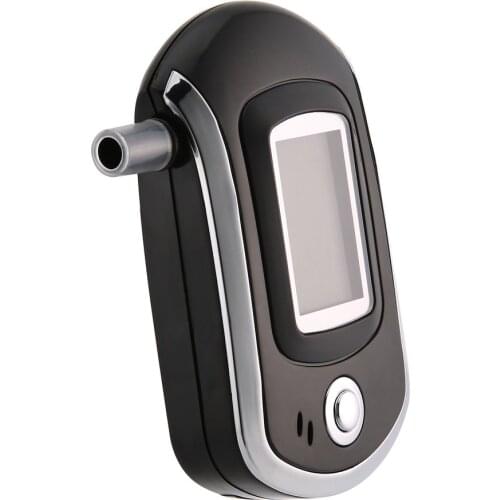 Digital Breath Alcohol Tester LCD Analyzer With 5 Mouthpiece High Sensitivity Professional Quick Response AT6000